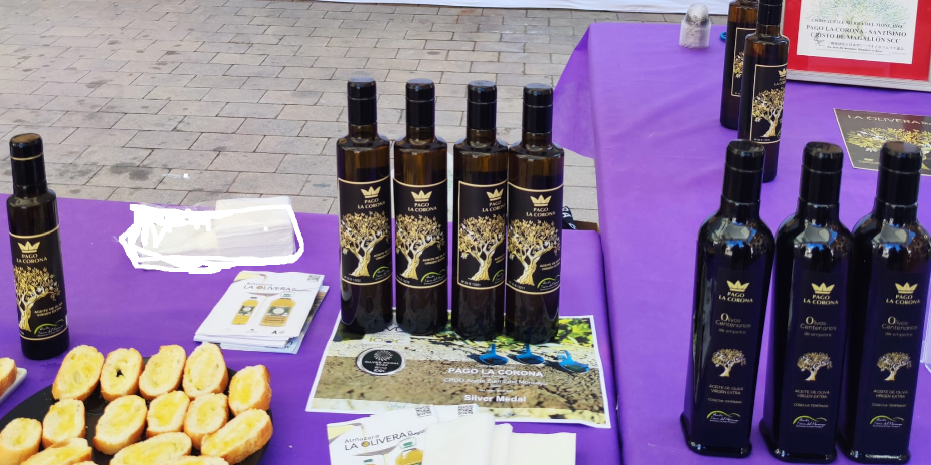 Stand Espacio expositivo con Pago La Corona