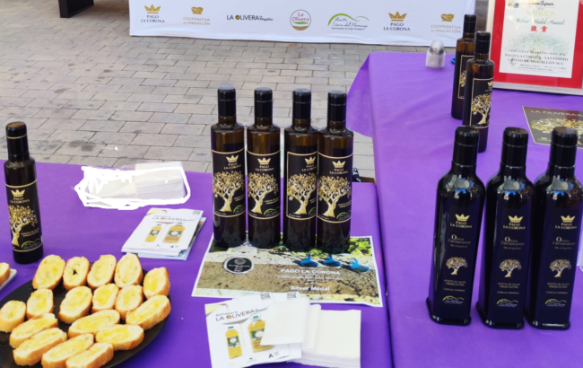 Espacio expositivo con Pago La Corona